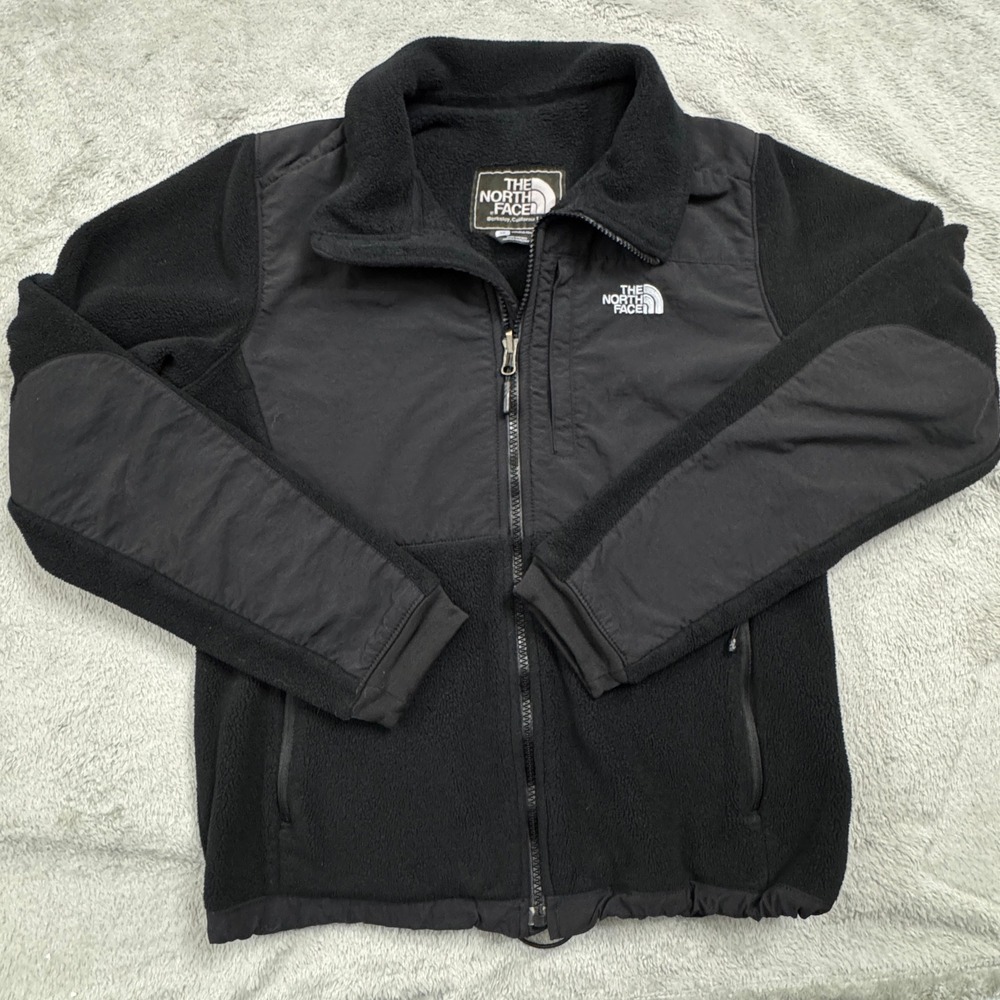 The North Face Women's Black Polartec Fleece Full Zip Jacket Size Small Clean!